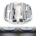 Led Light Footboard Floorboard Cover For Harley Touring Road King Chrome-white New. Price: $26.55.