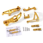 Gold Fanscreate Racing Footpegs For Harley St Glide 17-25 (09-16NEED Bracket) New. Price: $953.04.
