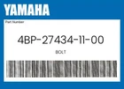 Yamaha Genuine Bolt 4BP-27434-11-00 New. Price: $5.35.