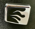 Harley Oem Flame Brake Pedal Pad 42841-03 '84-UP Softail '93-UP Fxdwg Used. Price: $32.95.