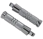 Accutronix Knurled Grooved Chrome Folding Footpegs (RP111-KGC) New. Price: $180.77.