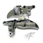 Hayabusa Chrome Kanji Foot Peg Brackets & Heel Guards 2022-2024 Suzuki New. Price: $599.99.