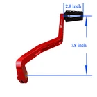 Red Brake Shift Lever With Footpeg For Harley Dyna Fxdl Fxdb Mid Controls New. Price: $99.95.