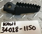 Kawasaki KX500B1 Footrest L/h . Used Item Fits 1985 P/n 34028-1150. Price: $29.95.