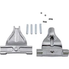 Drag Specialties Passenger Floorboard Mount Chrome 1621-1002 New. Price: $208.77.