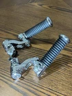 Oem Harley Davidson 50763-09 Adjustable Passenger Folding Footpeg Mount Brackets Used. Price: $109.00.