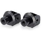 Puig Footpeg Mounts - Black, Front 22243N New. Price: $51.52.