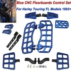 Blue Front Rear Footboard Footpeg Shifter Brake Lever For Harley Touring Fl New. Price: $262.19.