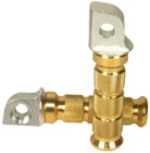 Emgo Round Passenger Footpegs Gold #50-11280 For Yamaha New. Price: $22.15.