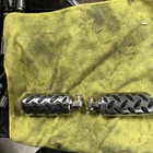 Harley-davidson Diamond Plate Footpegs Black Chrome 4" 50506-03 Used. Price: $48.84.