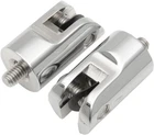 Accutronix Footpeg Mounts Rear 1-1/2" L 3/8" Threads Chrome New. Price: $90.76.