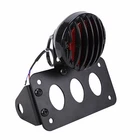 Motorcycle Led Tail Rear Light 1" Axle Hole Side Mount License Plate Bracket New. Price: $30.99.