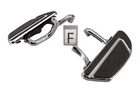 16 Harley Street Glide Cvo Front Driver Foot Board Left Right Airflow Chrome Used. Price: $189.95.