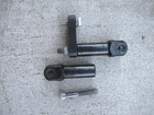 Harley 86-17 Softail Flst Fxst Passenger Foot Peg Supports+v&h Relocation Kit Used. Price: $45.00.