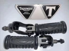 Triumph Bonneville Scrambler 865 Carb/efi Air-cooled Pillion Footrests Logo Used. Price: $250.80.