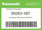 Kawasaki Genuine Stay,rr,lh 35063-1187 New. Price: $200.14.