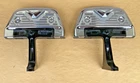 Harley-davidson Oem Touring Rear Passenger Footboards Chrome V-wing Covers Used. Price: $195.00.
