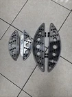 Battistinis C-thru Semi Circular Front Rear Set Floorboards Chrome Harley Used. Price: $360.00.