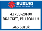 Suzuki Oem Part 43750-29F00 Bracket Pillion New. Price: $73.73.
