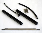 Forward Control Extension Brackets Gloss Black 4.00" Length Extended Victory Kit New. Price: $243.01.