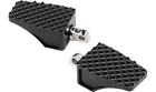 Choppers LA-P100-00B Billet County Footpegs Black New. Price: $176.10.