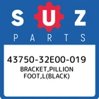 43750-32E00-019 Suzuki Bracket,pillion Foot,l(black) 4375032E00019, New Genuine. Price: $50.63.