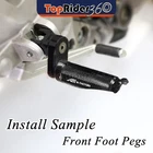 Black Front Foot Pegs 25MM Lower Shinobi For Honda CBF600S PC43 08-14 13 12 11 New. Price: $61.26.