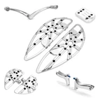 Gauge Chrome Passenger Floorboard Footboard For Harley Dyna Touring Street Glide New. Price: $170.28.