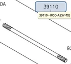 Kawasaki Oem 2013-2017 Ninja Tie Rod Assembly 39110-0307 New. Price: $15.27.