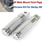 Footpegs Male Mount Footrests For Touring Harley Road King Softail Dyna Chrome New. Price: $26.59.