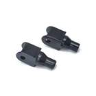 Kuryakyn Gloss Black Tapered Peg Adapters - 8864 New. Price: $40.99.