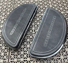 Harley-davidson Half Moon Passenger Footboard Stepboard Set Gross Black Used. Price: $250.00.
