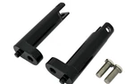 Drag Specialties 1620-1057 Passenger Footpeg Mounts, Gloss Black No Hardware New. Price: $89.99.