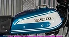 Honda Cl 200 Scrambler 1974 Steel Blue White Fuel Petrol Tank+cap Badge/compatib New. Price: $350.22.
