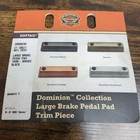Harley Davidson 50600290 Large Brake Pedal Pad Trim Brushed Black Oem New. Price: $15.40.