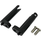 Drag Specialties 1620-1057 Black Passenger Footpeg Mounts Harley Touring 93-21 New. Price: $169.59.