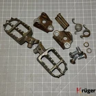 Yamaha YZ450F Oem Footpeg Set 5XC-27411 5XC-27421 W/ Mounts Hardware 2008-13 Used. Price: $80.00.