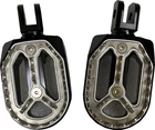 Drag Specialties P17-0/6602BWFD Qualifier Foot Pegs Black Driver New. Price: $304.83.