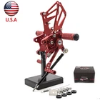 Cnc Rearset Footrest Pegs Pedal For Suzuki GSXR750 GSXR600 1996-2005 SV650 New. Price: $99.86.