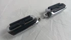 Harley Davidson Genuine Chrome And Rubber Custom Foot Pegs 50130-95A Used. Price: $45.00.
