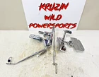 2007 Harley Softail Fatboy Chrome +2" Forward Controls Floorboards Kickstand Used. Price: $240.00.