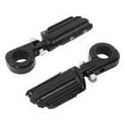 1.25" Black Highway Engine Guard Bar Footpeg Wing Clamps Fit For Harley Tcmt New. Price: $43.99.