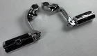 Harley Chrome Willie Skull Footpegs W/long Angled Mounts 50370-04 50500167 Used. Price: $180.50.