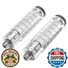 Universal 8MM Cnc Aluminum Motorcycle Foot Pegs Rearsets W/ Install Bolts New. Price: $29.02.