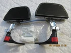 Harley D. Oem Softail Pass Footboards +chrome Mount BRKTS-2000-LATER Used. Price: $219.95.