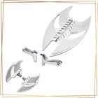 Chrome Blade Floorboards For Harley Softail Slim/touring New. Price: $166.32.