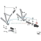 2X Genuine Bmw 46718530640 - Rear Footrest Rubber Neu. Price: $89.02.