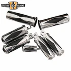 Chrome Spur Foot Pegs Hand Grips Set Fits For Harley Softail Dyna Sportster Xl New. Price: $120.00.