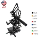 For SV650/SV650S SV1000S 1998-2014 Rearset Footpegs Cnc Gp Pedals Usa New. Price: $101.07.