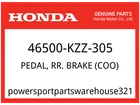 Honda Oem Part 46500-KZZ-305 Pedal, Rr. Brake (coo) New. Price: $18.09.